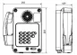 Preview: Industrie Wandtelefon IP66 und IK10