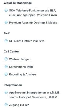 Webex Voice Cloud-Telefonanlage + Flatrate